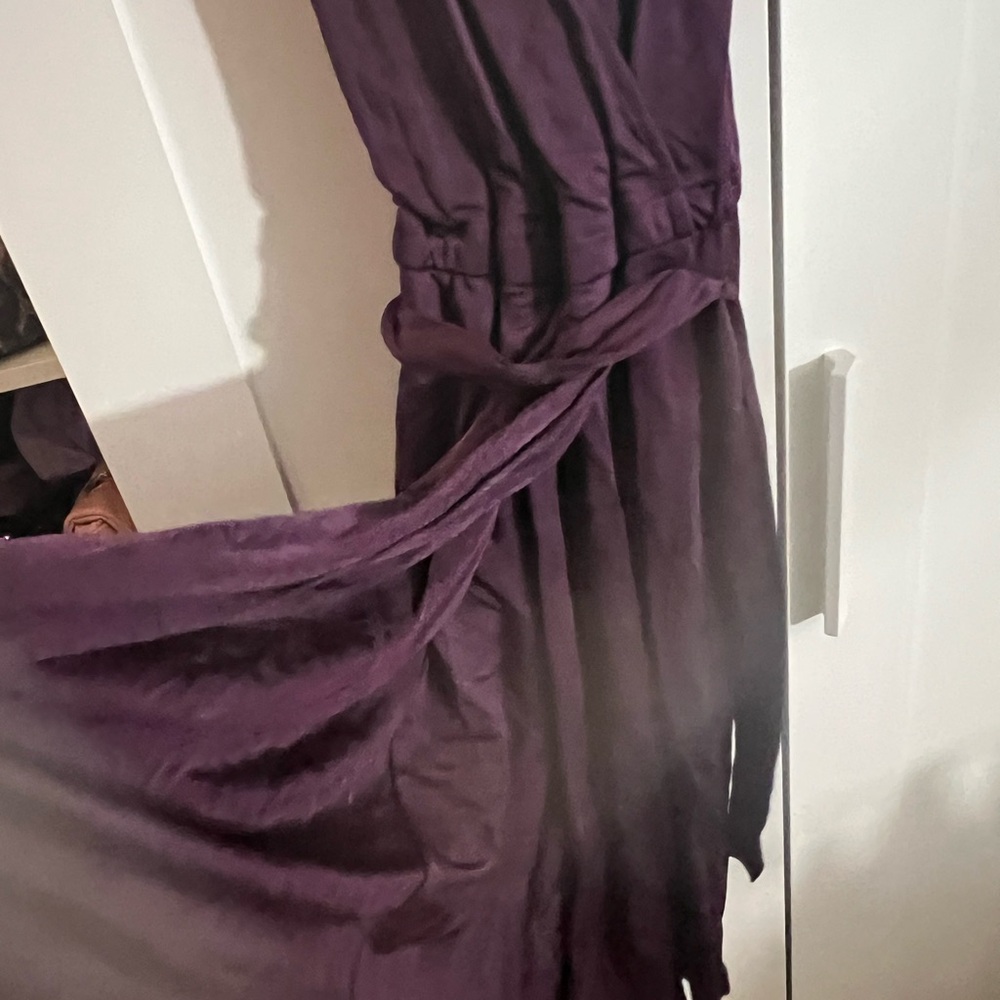 NWT Kenneth Cole New York Asymmetrical MIDI Purple Dress